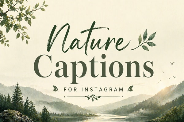 Nature Captions for Instagram