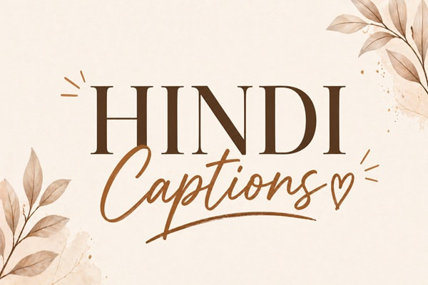 hindi captions for instagram