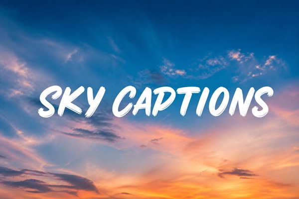 Sky Captions for Instagram