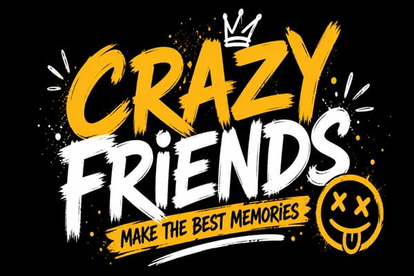 Crazy Friends Captions for Instagram