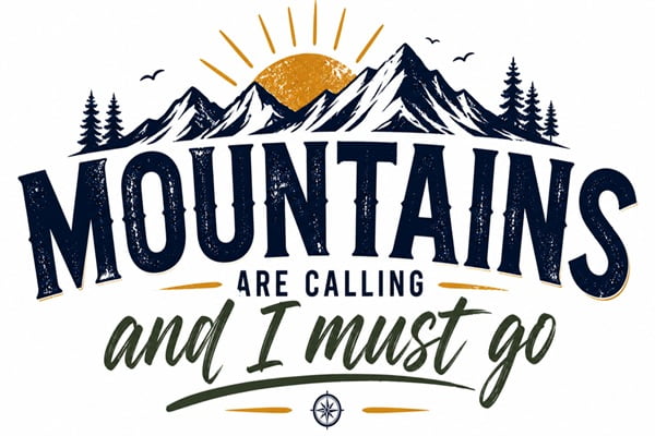 Mountain Captions for Instagram