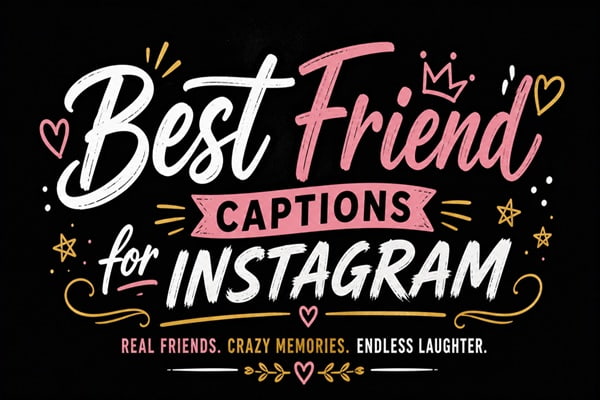 best friend captions for instagram