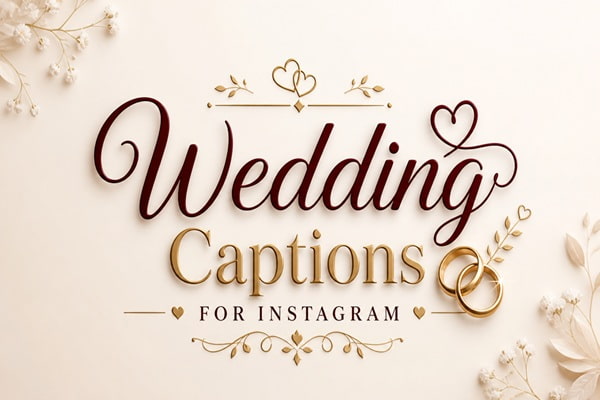 Wedding Captions for Instagram