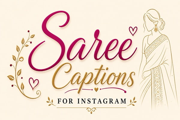 Saree Captions for Instagram in English